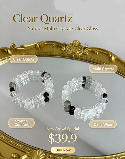 天然白幽灵水晶White Phantom Quartz