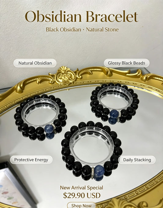 Obsidian Bracelet 黑曜石手串