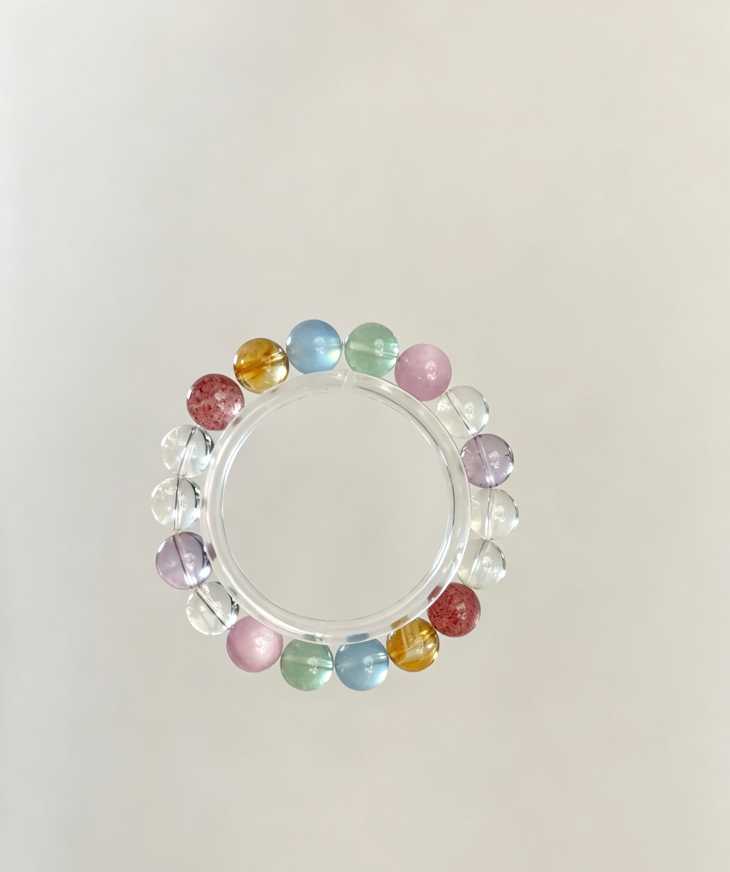 Natural Mixed Crystal Bracelet 天然多宝水晶手串