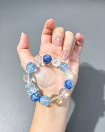 Bracelet en pierres naturelles mélangées