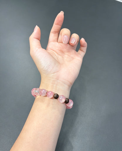 Natural Rose Quartz Bracelet