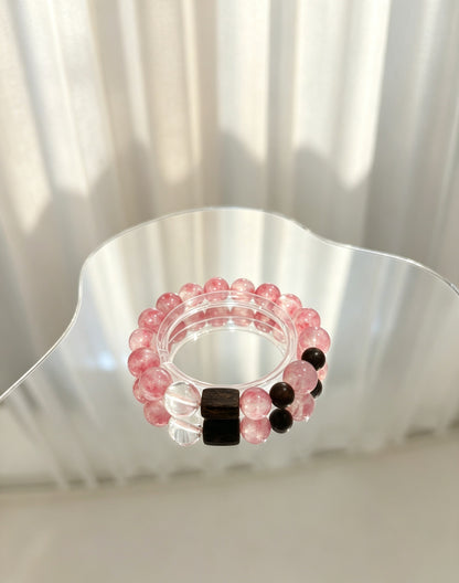 Natural Rose Quartz Bracelet
