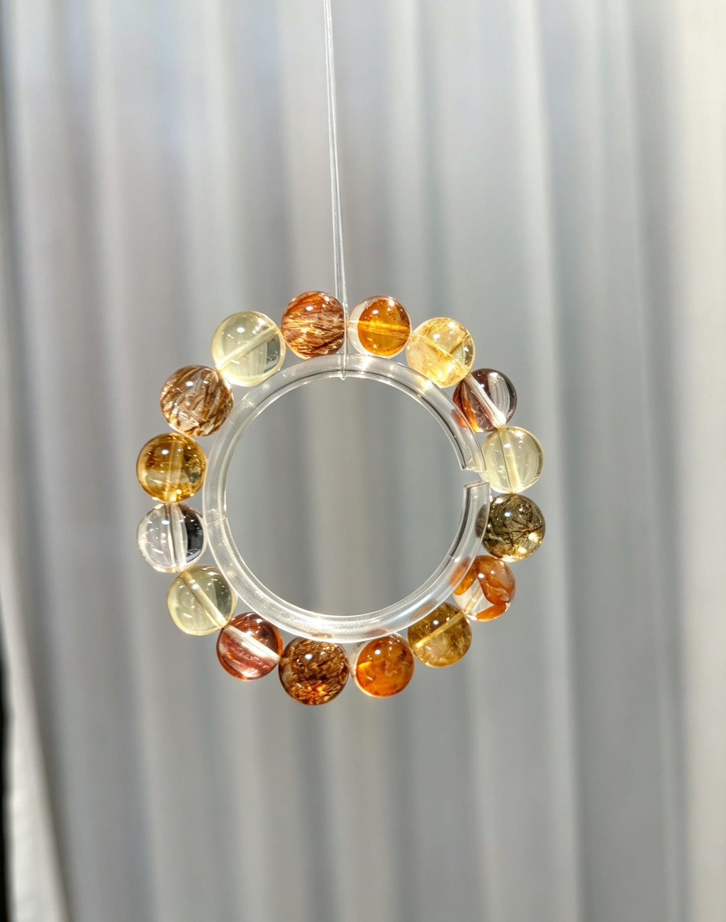 Bracelet en pierres mélangées naturelles