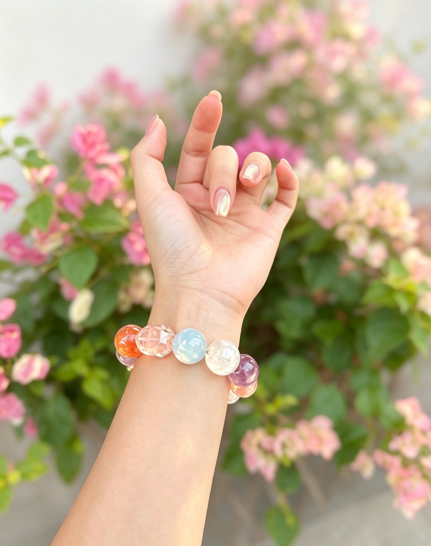 Bracelet en pierres naturelles mélangées
