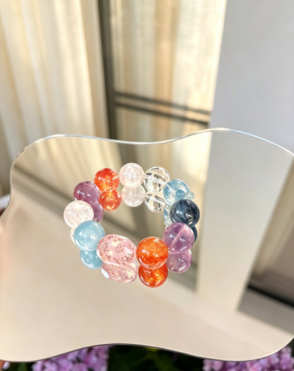 Bracelet en pierres naturelles mélangées