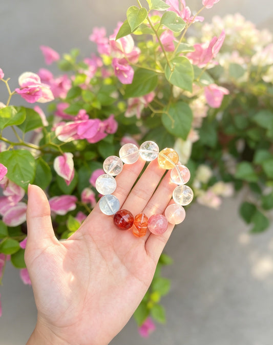 Natural Mixed Gemstone Bracelet 天然多宝水晶手串