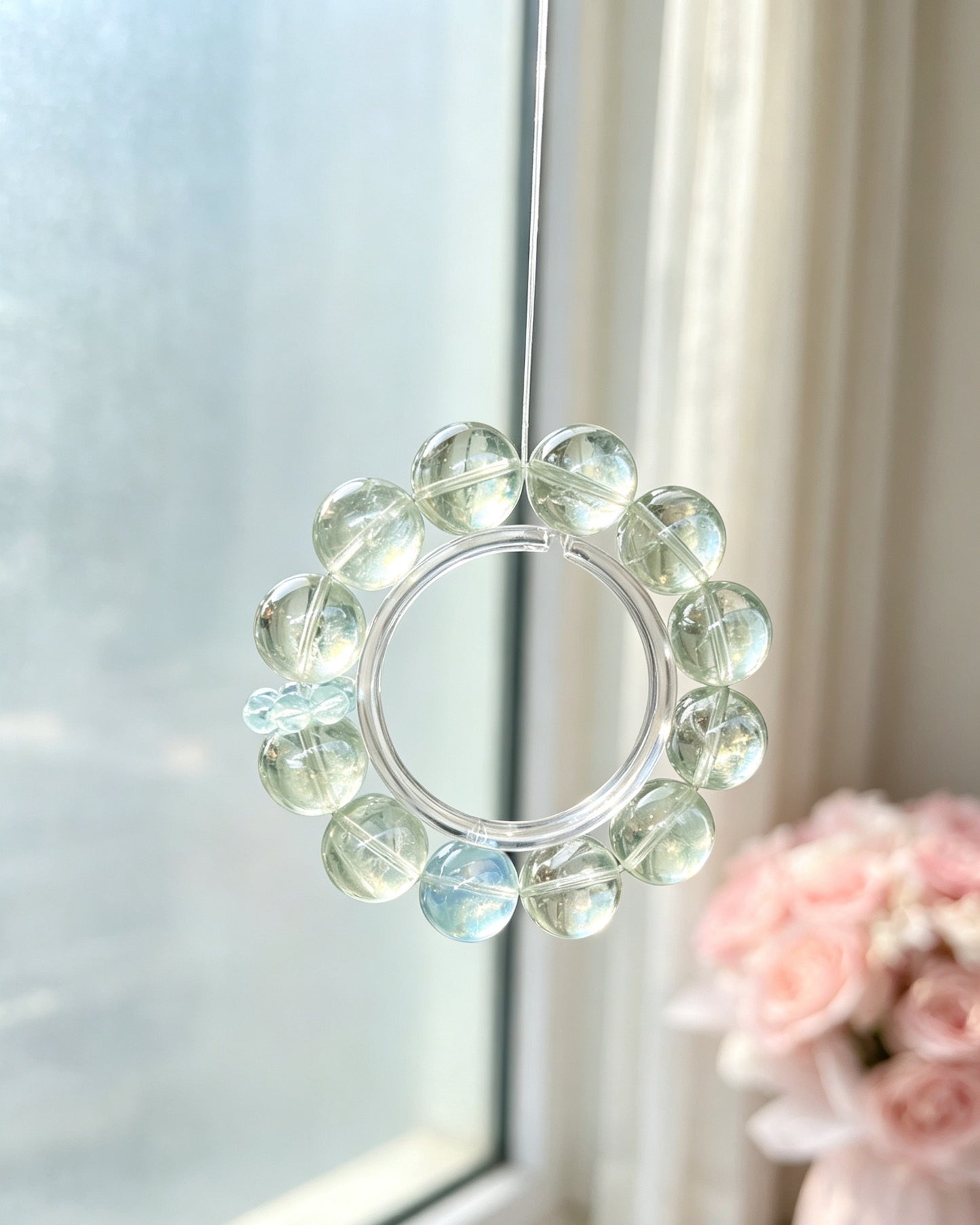 Natural Green Quartz Bracelet