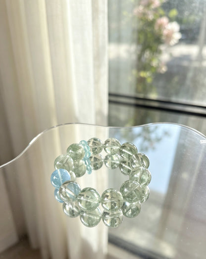 Natural Green Quartz Bracelet