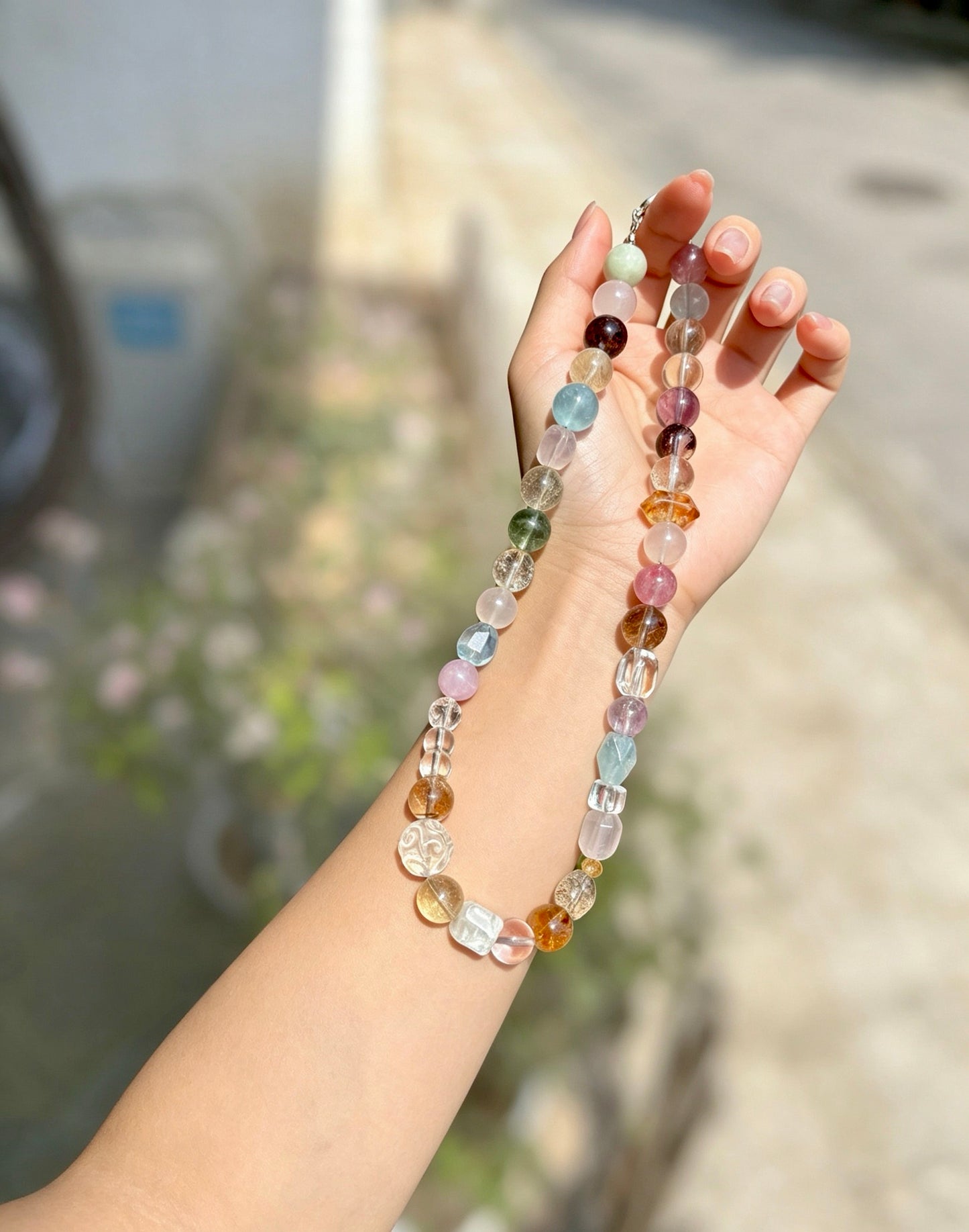 Natural Mixed Gemstone Bracelet 天然多宝水晶手串