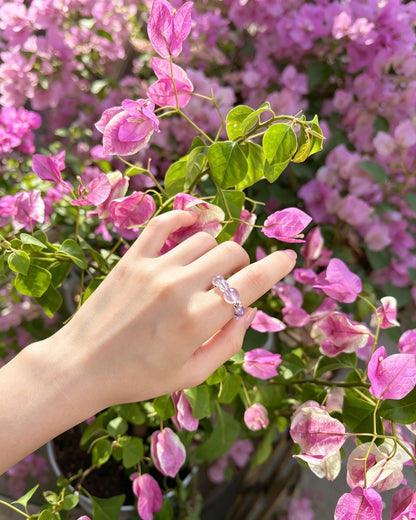 Natural Crystal Ring