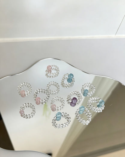 Natural Crystal Ring
