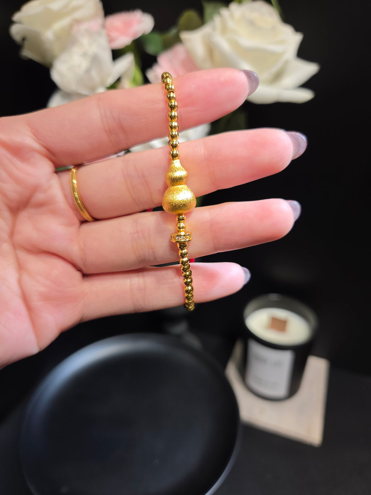 Light Luxury Golden Gourd Good Fortune Bracelet