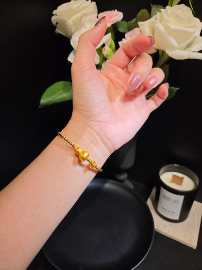 Light Luxury Golden Gourd Good Fortune Bracelet