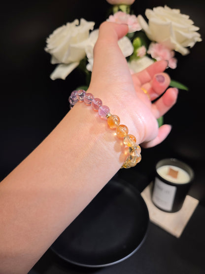 Harmonic Amethyst & Citrine Bracelet