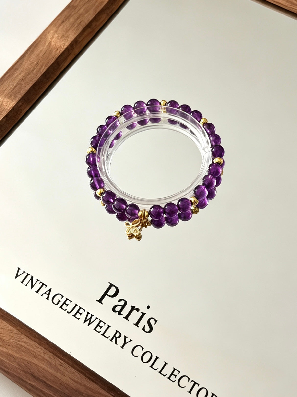 Natural Strand Amethyst Bracelet 天然紫水晶手串