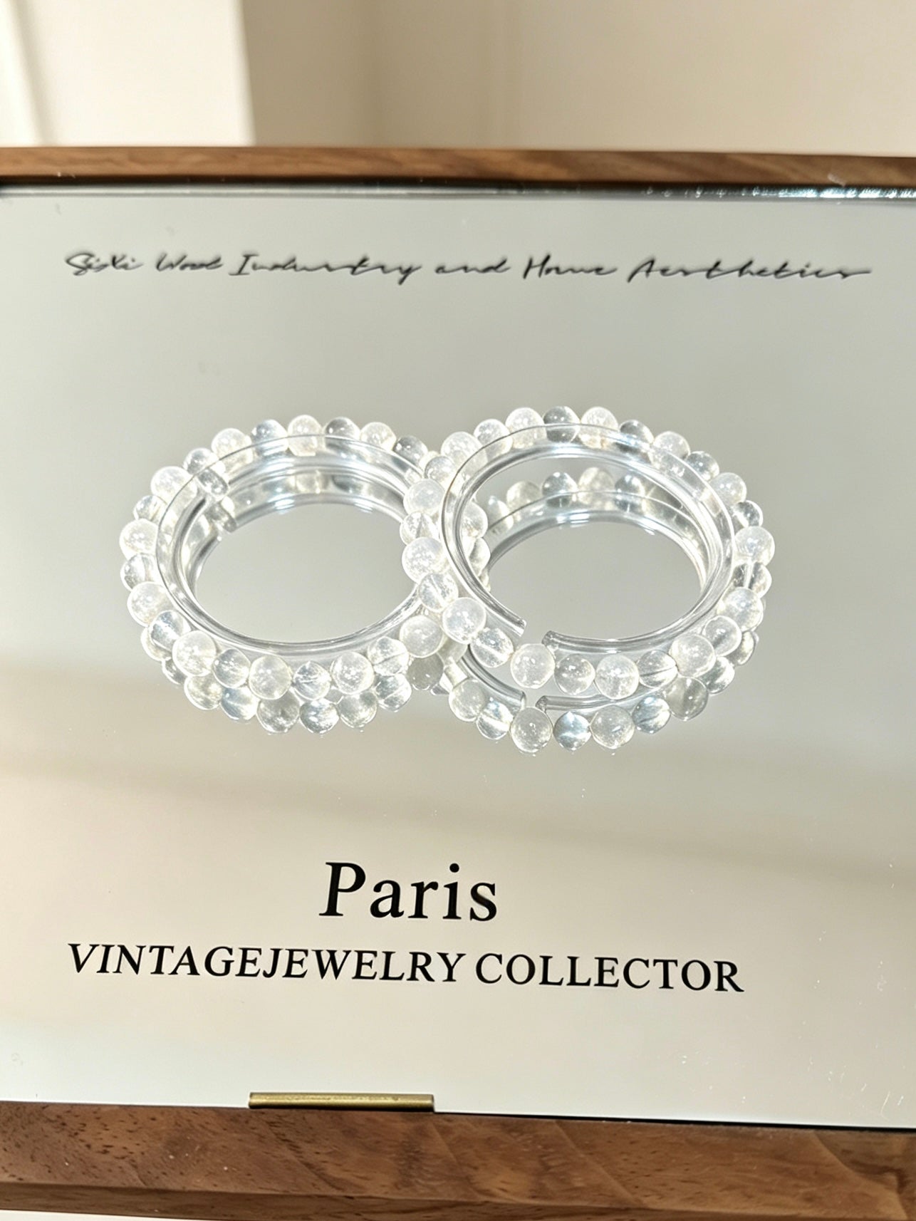 Bracelet en quartz clair naturel