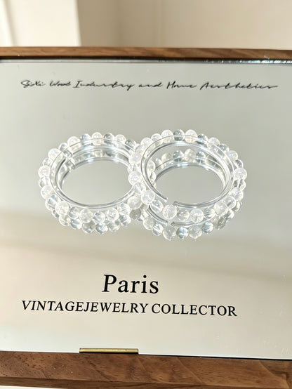 Bracelet en quartz clair naturel